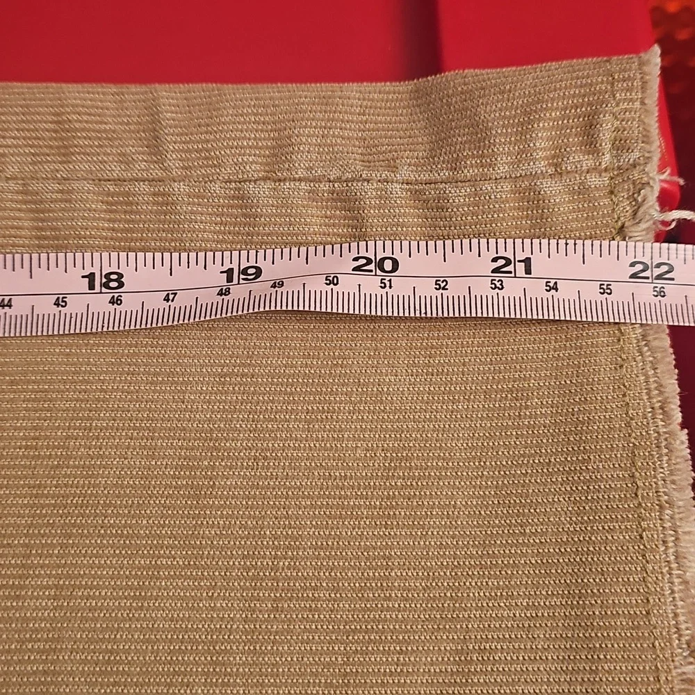 GAP Tan Corduroy Raw Hem Pencil Skirt Size 6 Y2K